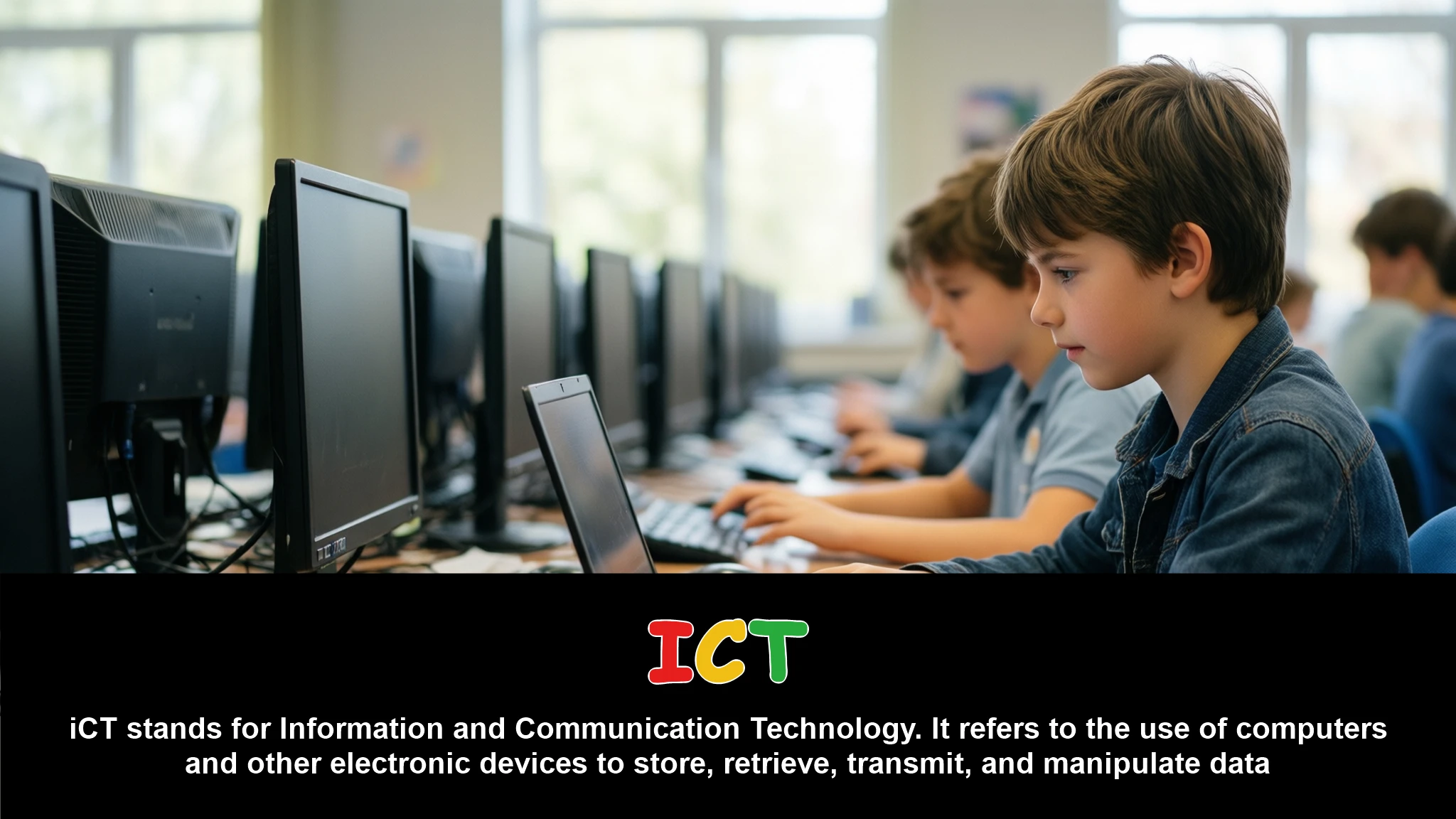 English Illustration for ICT